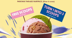 Featured image for Haagen-Dazs: Get free scoops on 12 Feb and Buy-1-Get-2-Free scoops at Parkway Parade from 13 – 20 Feb 2022