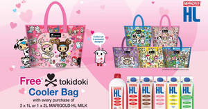 Featured image for Marigold: Free limited edition tokidoki cooler bag with MARIGOLD HL Milk purchase till 28 Feb 2022
