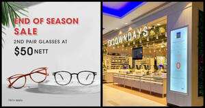 Featured image for (EXPIRED) OWNDAYS End Of Season Sale – Get 2nd pair of prescription glasses at only $50 nett from 7 – 13 Feb 2022