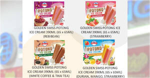 Featured image for (EXPIRED) Sheng Siong offering Buy-1-Get-1-Free selected Golden Swiss Potong Ice Cream till 13 Feb 2022