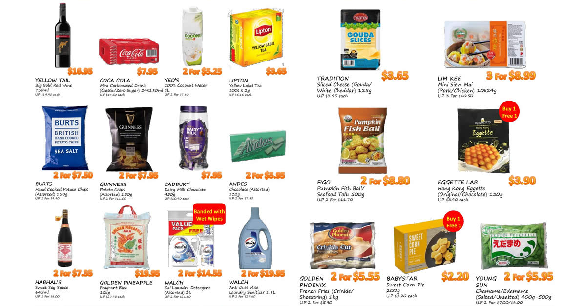 Featured image for Sheng Siong 3-Days 11 - 13 Feb Deals: Coca-Cola, Cadbury, Yeo's Coconut Water, Lipton & more