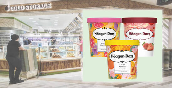 Cold Storage is selling Haagen-Dazs ice cream tubs at $9.17 each when you buy 3 till May 18, 2022