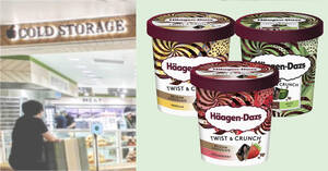 Featured image for (EXPIRED) Cold Storage is selling Haagen-Dazs ice cream tubs at $9.16 each when you buy 3 till 9 March 2022