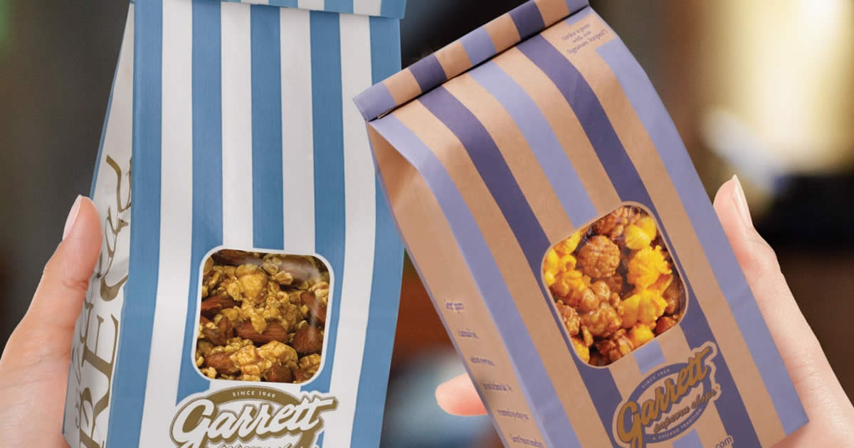 Featured image for Garrett Popcorn: Grab a 2nd Large Bag for just S$3.50 when you buy 1 Large Bag till Apr. 17 2022