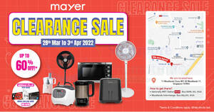 Featured image for Mayer Woodlands 11 clearance sale has deals going at up to 60% off from Mar. 28 to Apr. 3, 2022