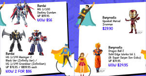 Featured image for Takashimaya Collectible Toys Fair has up to 70% Dragonball Z, Gundam, One Piece & more till Mar 21, 2022