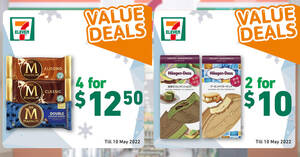 Featured image for 7-Eleven Ice Cream Specials: Haagen-Dazs, Magnum, Wall’s, Ben & Jerry’s & more till May 10, 2022