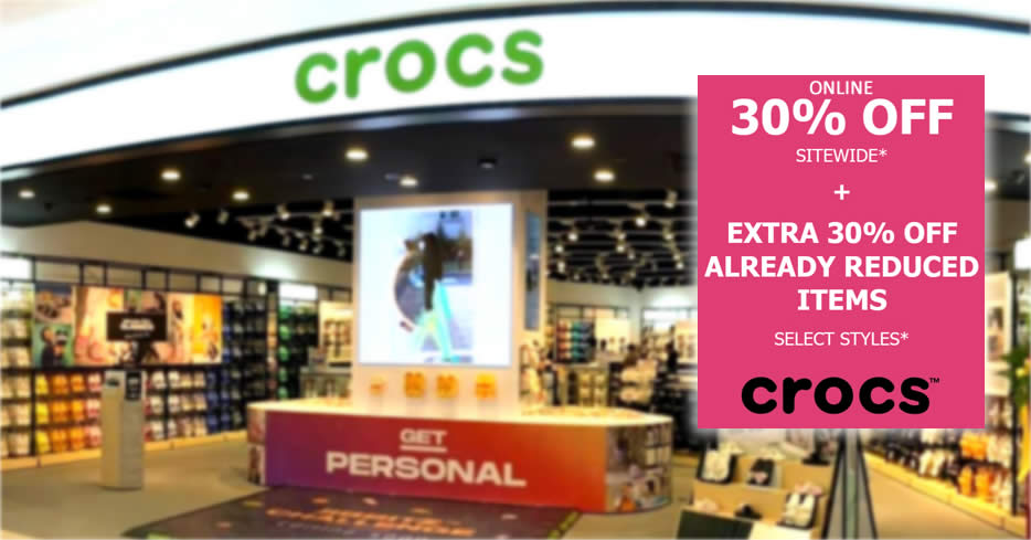 Featured image for Crocs S'pore is slashing 30% OFF almost everything online sitewide sale till April 11, 2022