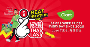 Featured image for Beat Inflation with Giant’s Lower Prices That Last