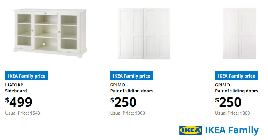 Featured image for IKEA S'pore is offering up to S$50 off selected products for Family members till Apr. 30, 2022