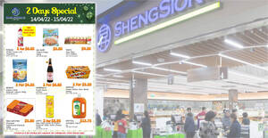 Featured image for Sheng Siong 2-Days Apr. 14 – 15 Deals: Van Houten, Yeo’s, Pokka, Lay’s, Dettol and more