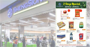 Featured image for (EXPIRED) Sheng Siong 2-Days Apr. 28 – 29 Deals: 1-for-1 Merci Chocolate, Buy-2-Get-1-Free Jack ‘N Jill Potato Chips and more