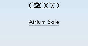 Featured image for G2000 Atrium Sale at NEX till 8 May 2022