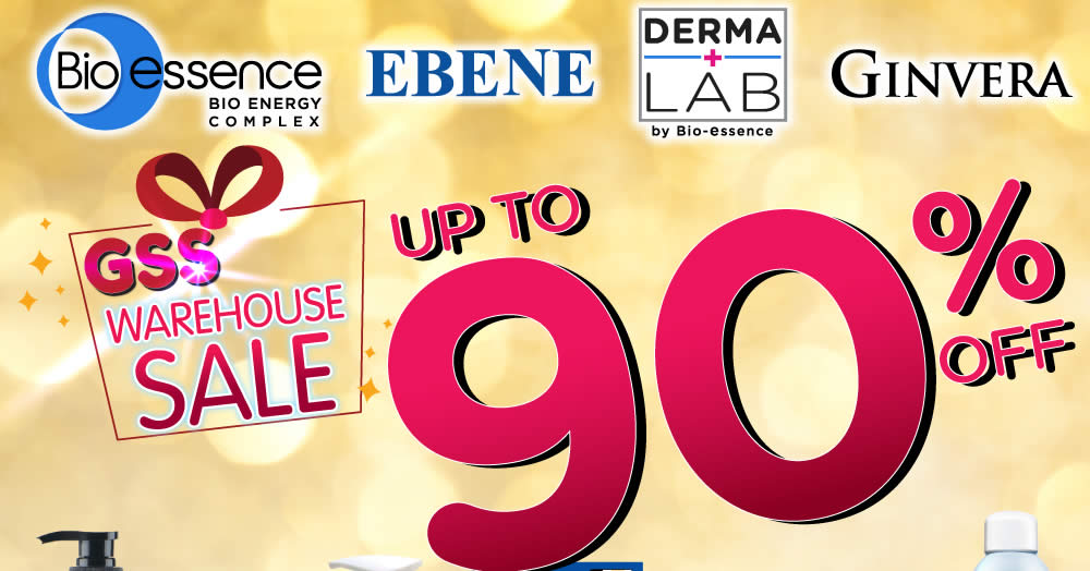 Featured image for Ginvera, Bio-Essence & Ebene up to 90% off warehouse sale from 3 - 5 June 2022