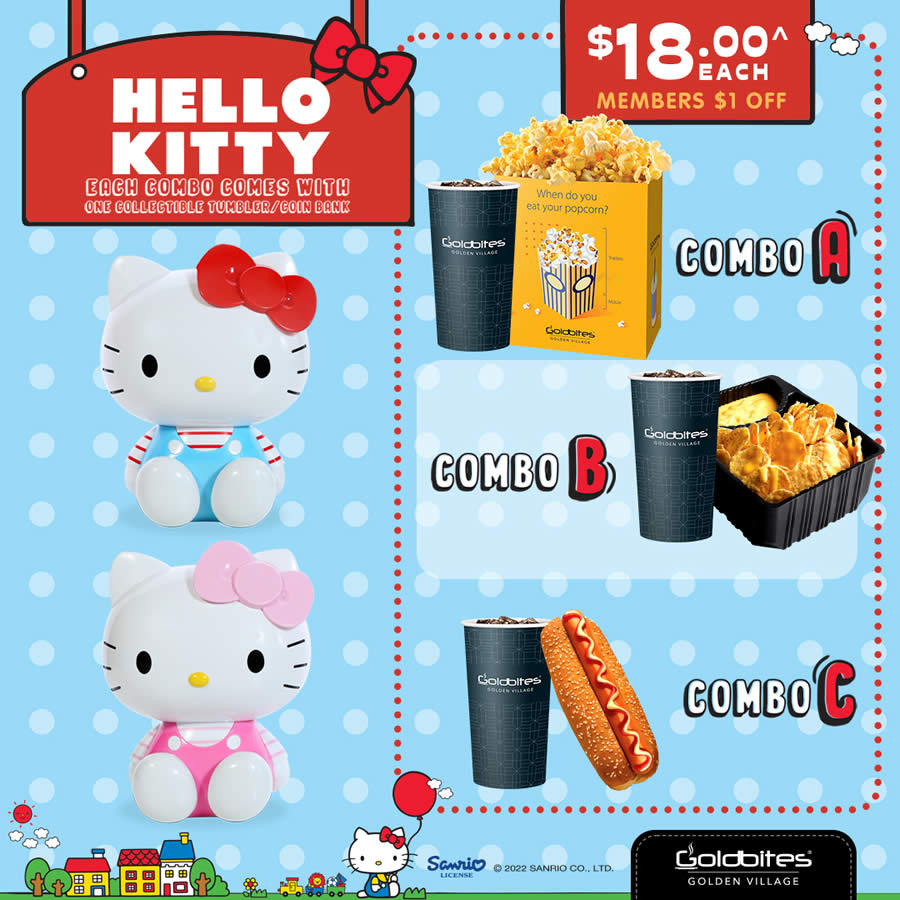 Lobang: Golden Village has new Hello Kitty Tumblers to add to your collection (From 17 May 2022) - 11