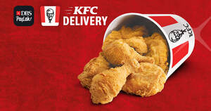 Featured image for KFC Delivery: Free Delivery with min S$35 spend when you pay via DBS Paylah! till 5 June 2022