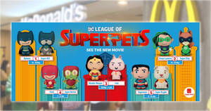 Featured image for McDonald’s S’pore: Free DC League of SuperPets toy with every Happy Meal purchase till 15 June 2022