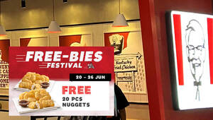 Featured image for KFC Delivery S’pore: Free 20pcs Nuggets (Worth $13.70) with this code valid from 20 – 26 Jun 2022
