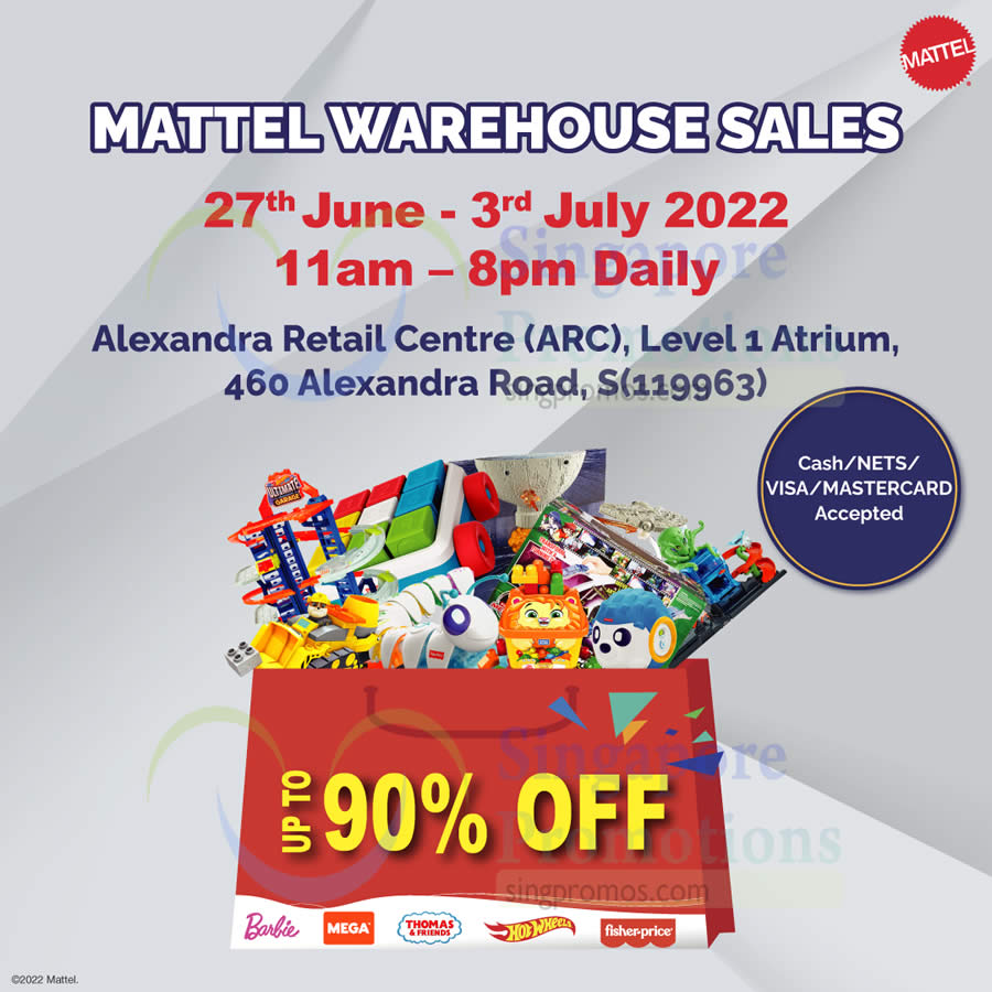 Mattel warehouse sale new arrivals