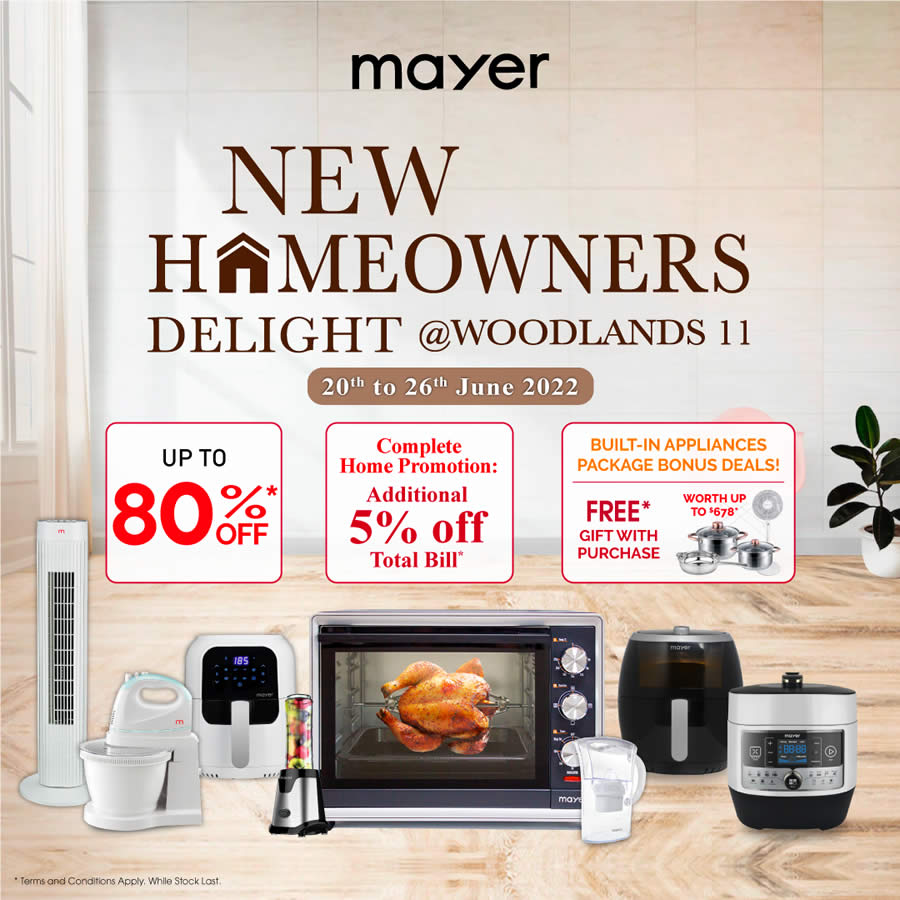 Lobang: Mayer New Homeowners Delight Sales Woodlands 11 from 20 – 26 Jun 2022 - 14