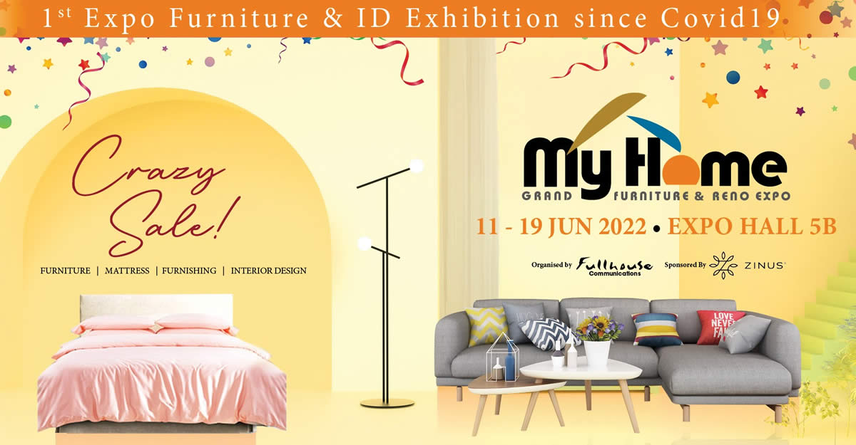 Featured image for My Home Grand Furniture & Reno Expo 2022 from 11 - 19 June 2022