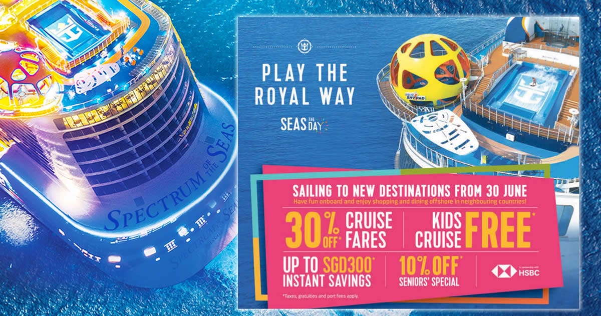 Featured image for Royal Caribbean is offering cruises to Penang from S$279 and more (From 3 June 2022)