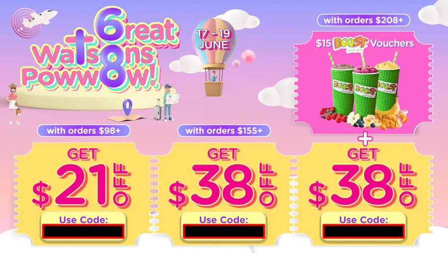 Lobang: Watsons S’pore: Get up to $38 off at online store with these codes valid till 19 June 2022 - 5