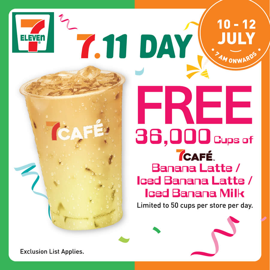 Lobang: 7-Eleven S’pore is giving away FREE Mr Softee or 7Cafe Banana Beverages from 10 – 12 Jul 2022 - 5