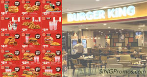 Featured image for Burger King S’pore has released over 20 new ecoupons you can use to save up to 50% off till 2 Oct 2022