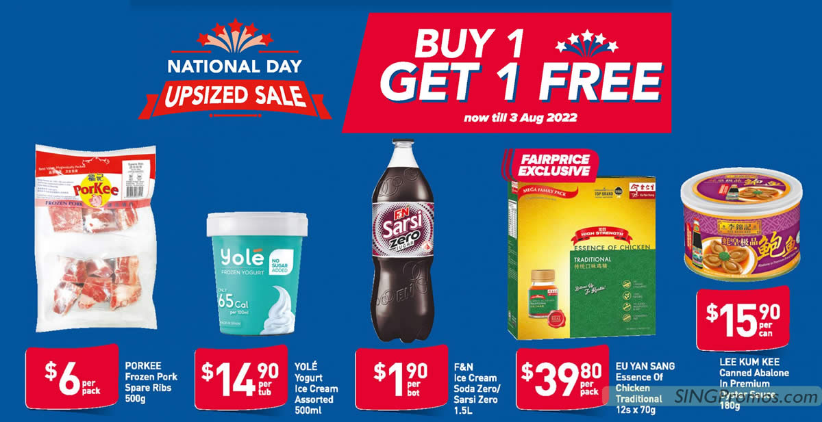 Featured image for Fairprice offering 1-for-1 Yole Yogurt Ice Cream, F&N Ice Cream Soda Zero and more till 3 Aug 2022