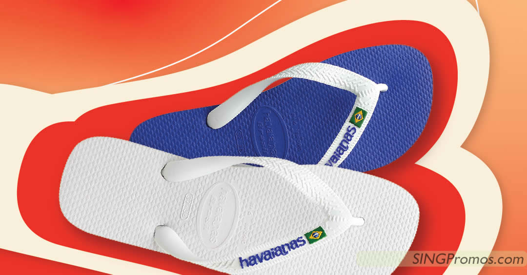 Featured image for Havaianas offering $10 off when you purchase any two pairs of regular-priced flip-flops from 5 - 14 Aug 2022