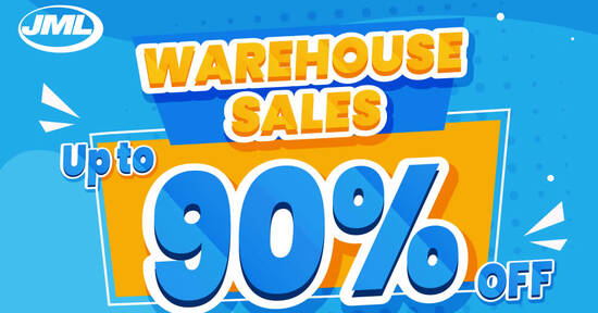 JML Warehouse Sale from 3 – 4 Dec 2022