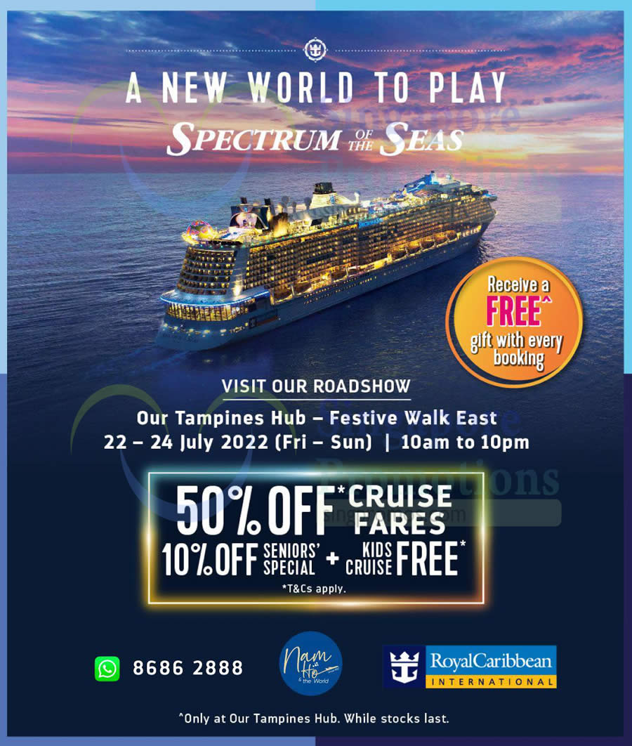 Lobang: Royal Caribbean Cruise Carnival Roadshow at Our Tampines Hub till 24 July 2022 - 14