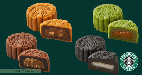 Starbucks® S’pore Mid-Autumn Mooncakes to be available from 6 July 2022