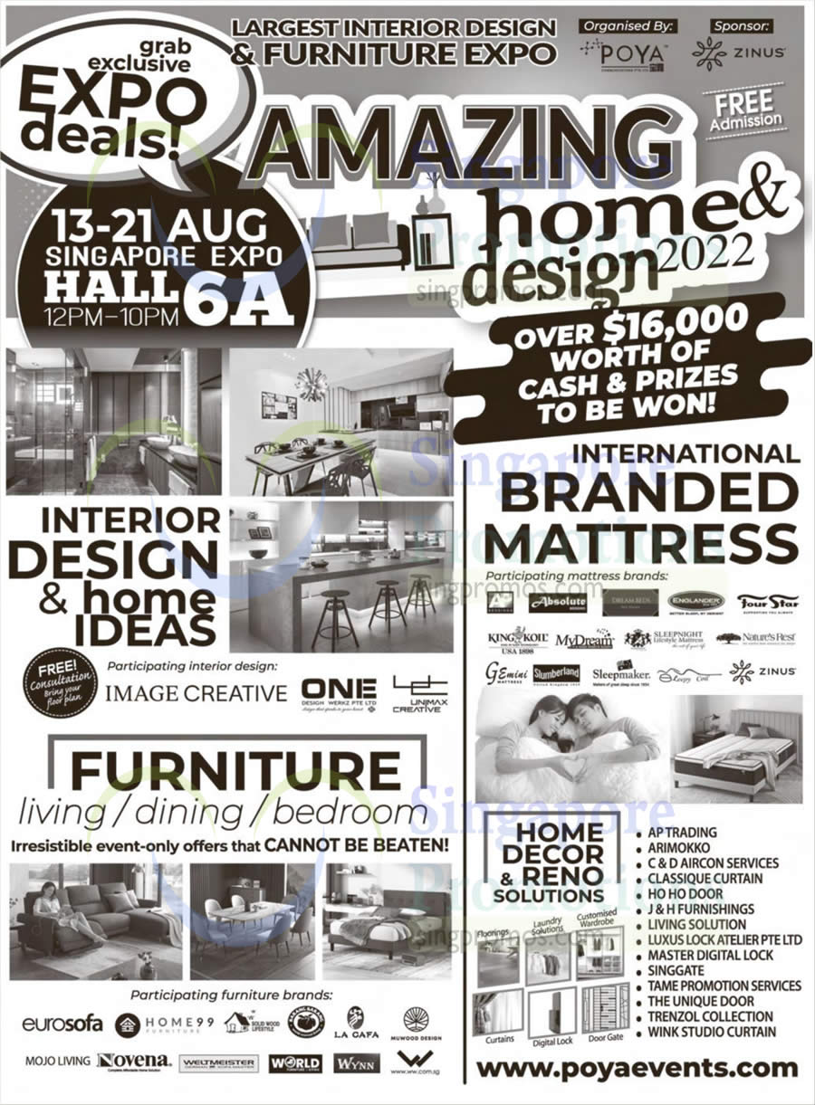 Lobang: Amazing Home & Design interior design and furniture expo happening from 13 – 21 Aug 2022 - 54