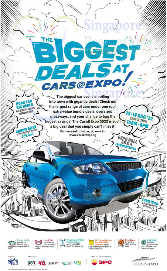 Lobang: Cars@Expo (Aug 2022) at Singapore Expo from 13 – 14 Aug 2022 - 18