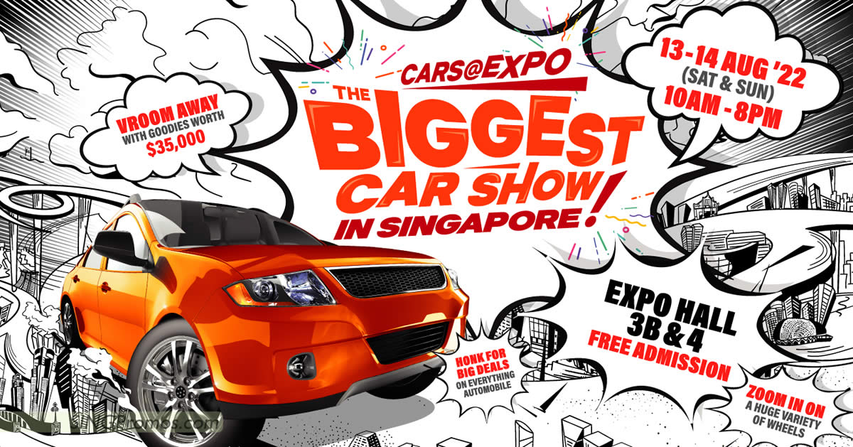 Featured image for Cars@Expo (Aug 2022) at Singapore Expo from 13 - 14 Aug 2022