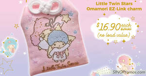 Featured image for Little Twin Stars Omamori EZ-Link charm now available at a special price at Popular stores from 3 Aug 2022