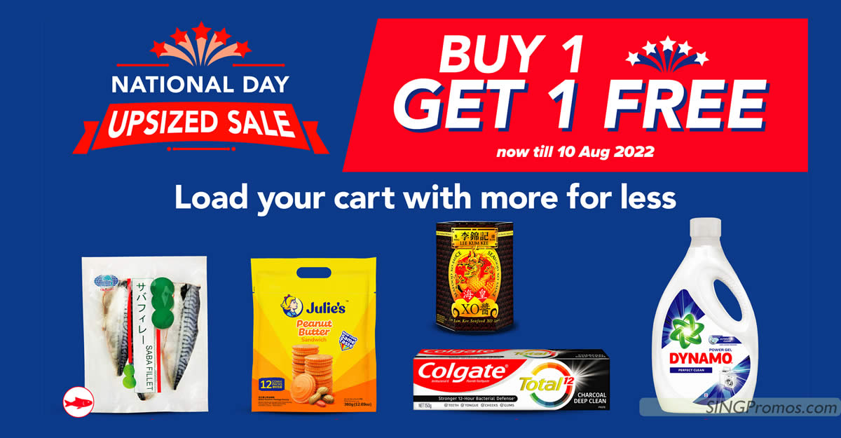 Featured image for Fairprice offering 1-for-1 Lee Kum Kee Seafood XO Sauce, Julie's Peanut Butter Sandwich and more till 10 Aug 2022