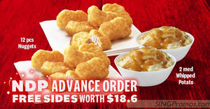 Featured image for KFC Delivery S’pore offering free sides worth $18.60 when you pre-order for 9 Aug delivery till 8 Aug 2022