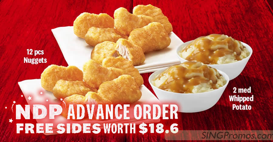 Featured image for KFC Delivery S'pore offering free sides worth $18.60 when you pre-order for 9 Aug delivery till 8 Aug 2022
