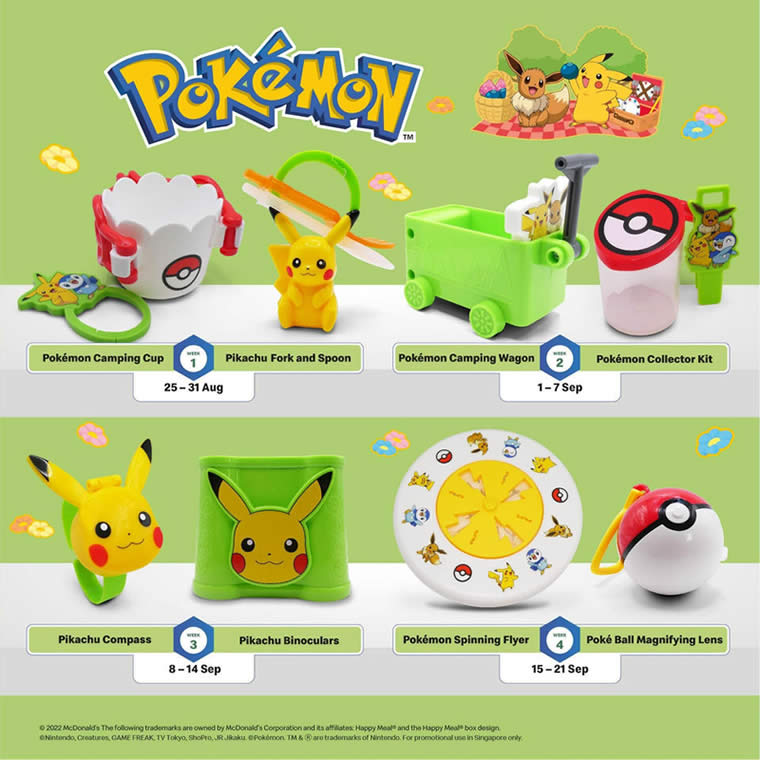 McDonalds' Happy Meal Pokémon Promos - August 2022