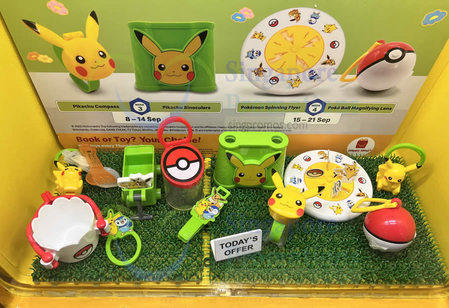 Mcdonald'S S'Pore Now Offering Free Pokémon Toy With Every Happy Meal  Purchase Till 21 Sep 2022