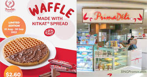 Featured image for Prima Deli offering new limited edition waffle made with Kit Kat Spread till 31 Dec 2022