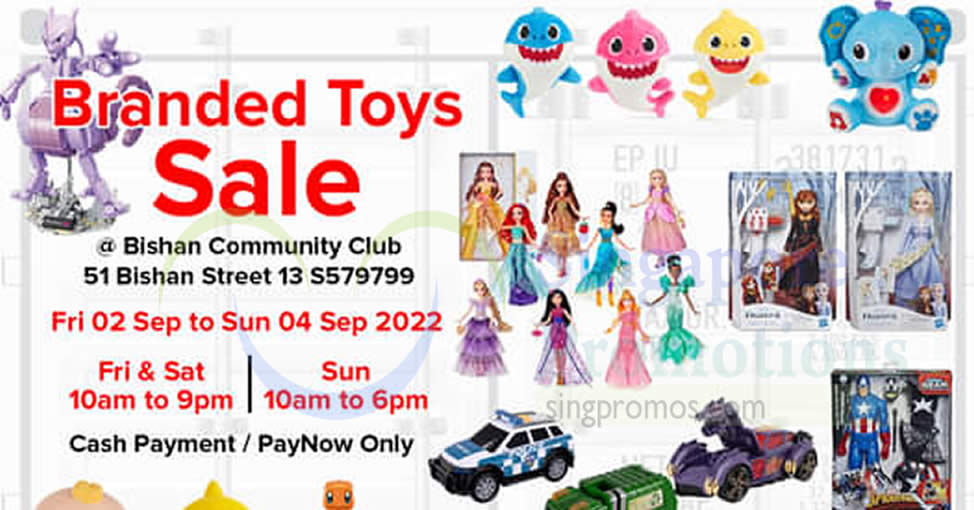 Featured image for Branded Toys Sale at Bishan from 2 - 4 Sep 2022