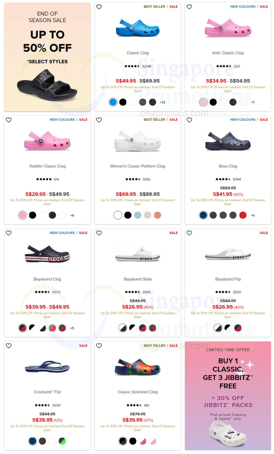 Crocs 2025 offer online