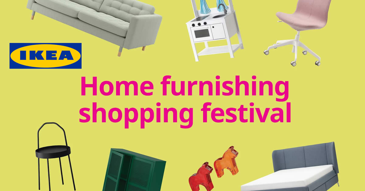 Featured image for Check out the latest IKEA Home furnishing shopping festival offers valid till 18 Sep 2022