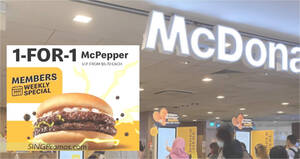 Featured image for (EXPIRED) McDonald’s 1-for-1 McPepper via My McDonald’s App on Monday 19 Sep means you pay only S$2.85 each