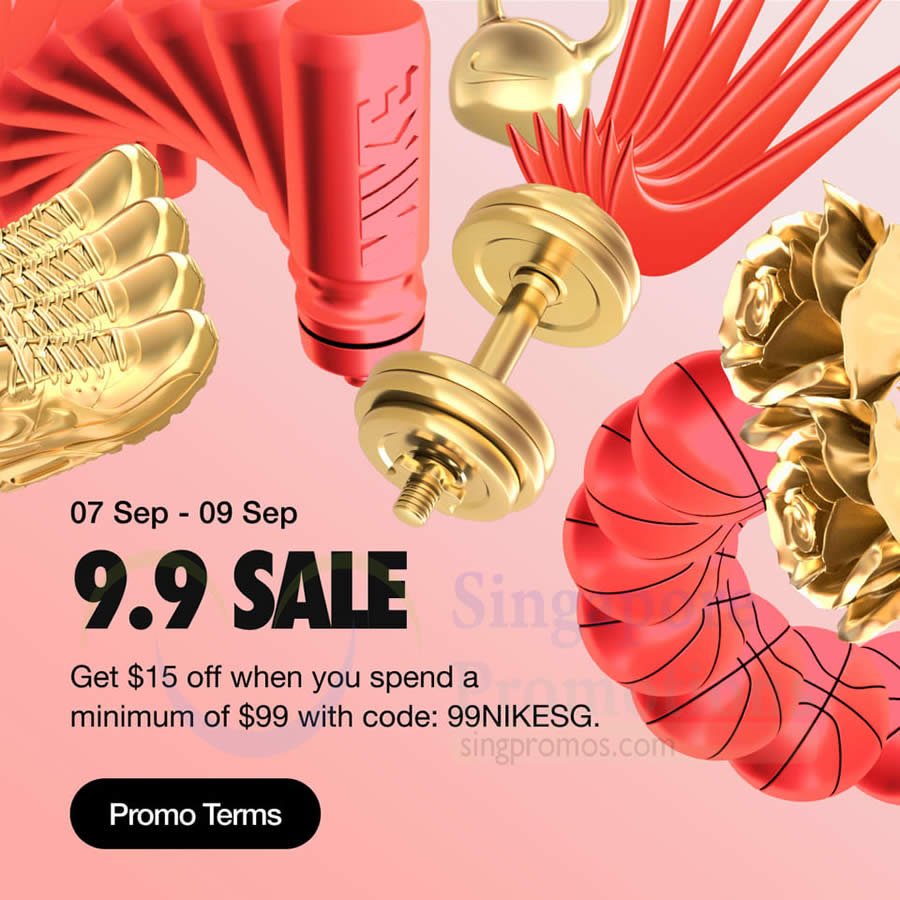 Lobang: Nike S’pore 9.9 sale offers $15 off promo code valid till 9 Sep 2022 - 6