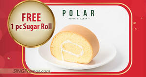 Featured image for Polar Puffs & Cakes is giving away free Sugar Roll for SAFRA members at all outlets from 3 – 31 Oct 2022